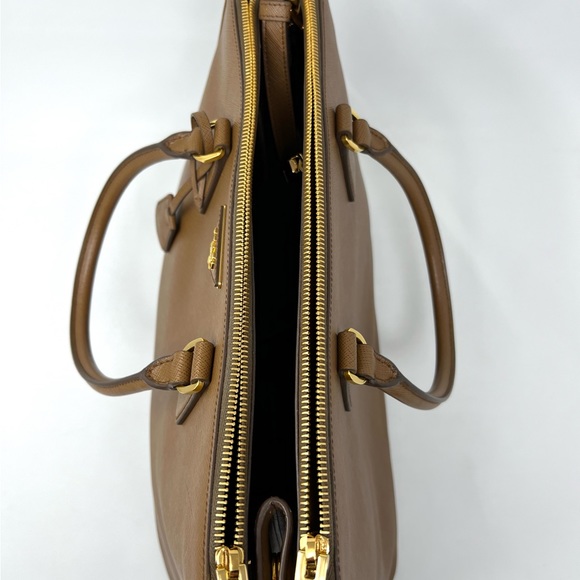 Prada Lux Saffiano Cannella  Leather Tote - Picture 6 of 10